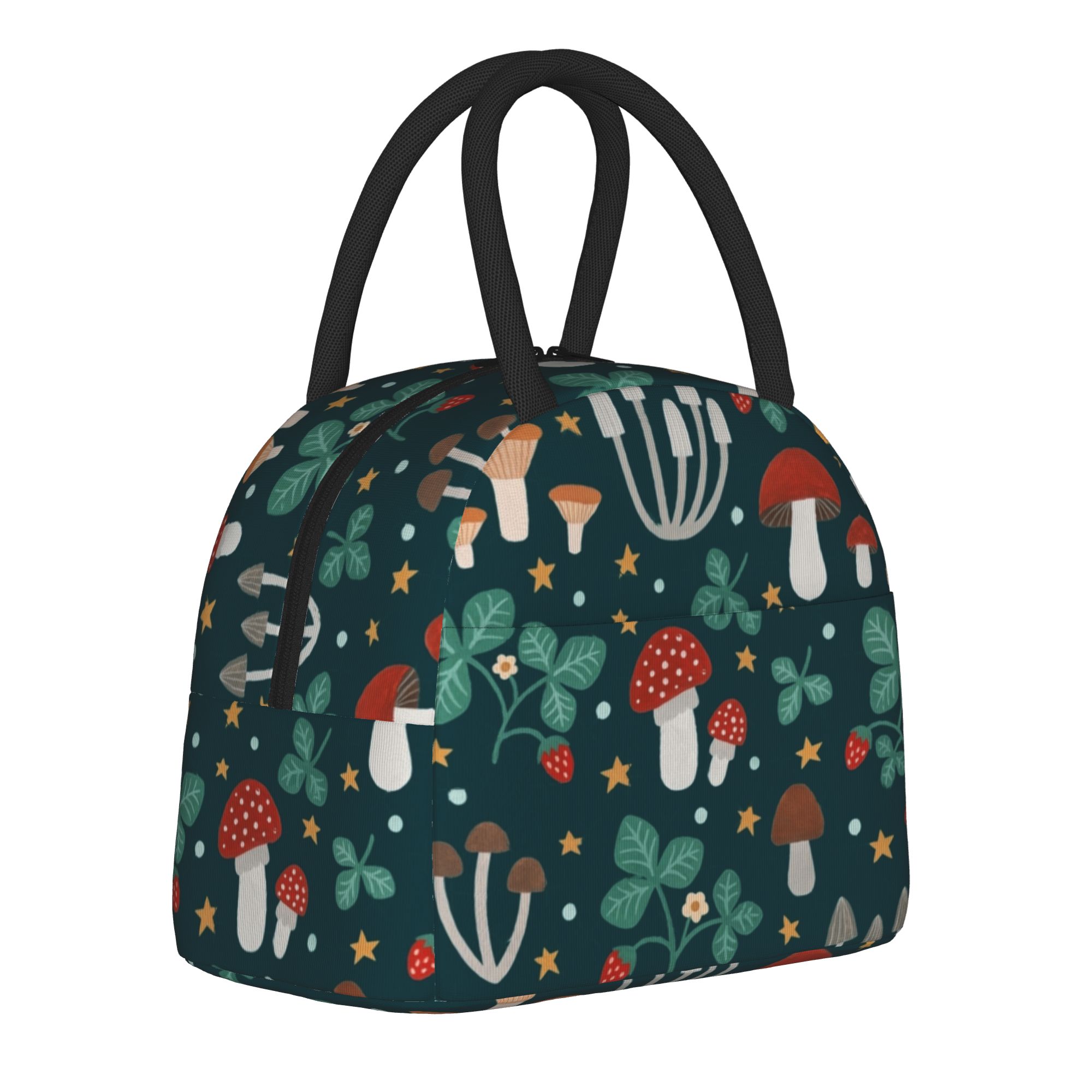 Vintage Collectible Lunch Boxes - Coleção Vintage de Cogumelos, Bolsas Térmicas