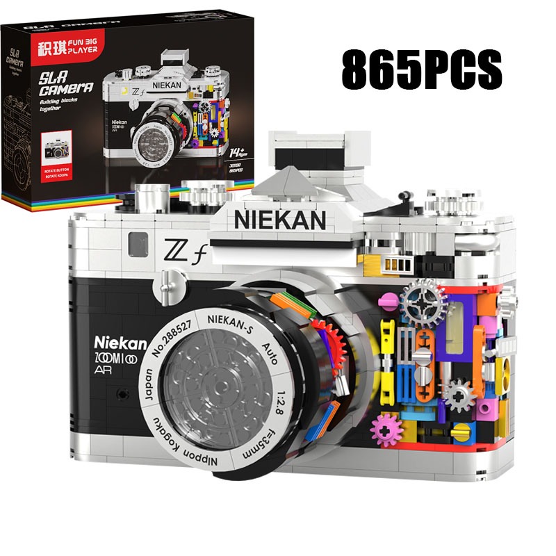 Collectible Vintage Cameras - 865 ou 805 peças de blocos