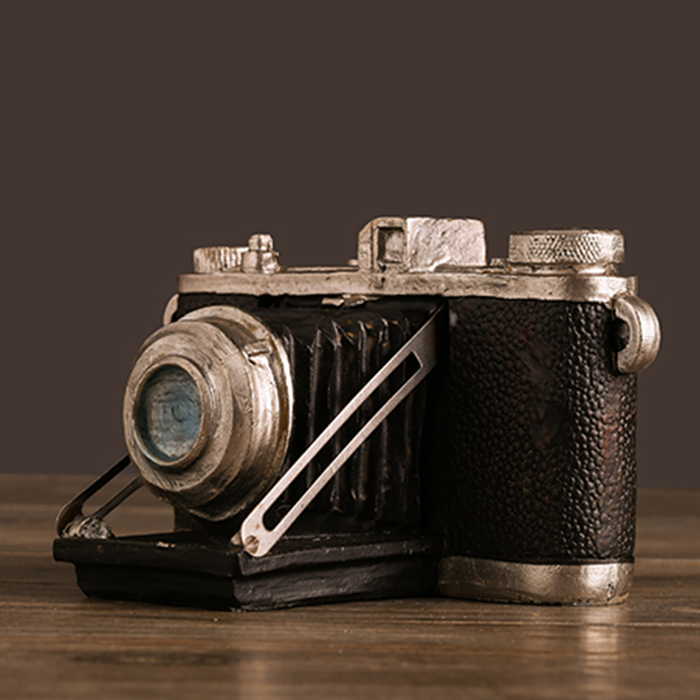 Collectible Vintage Cameras - Câmera chique preta, decoração de casa