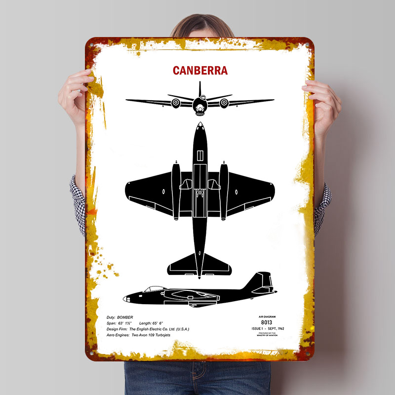 Canberra Vintage & Collectible Centre Reviews - Placa de Metal Retrô Vintage Personalizada
