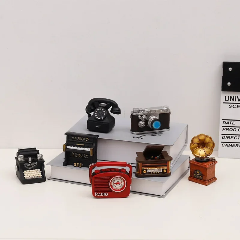Collectible Vintage Cameras - Mini câmera vintage decoração desktop fotografia