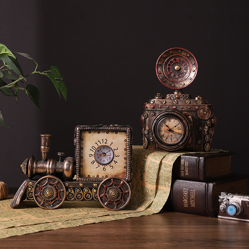 Collectible Vintage Cameras - Réplica de Câmera Estilo Europeu Vintage,