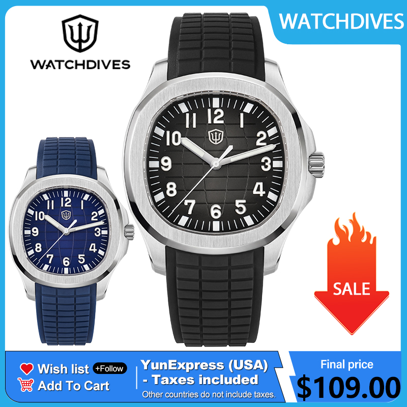 Vintage Watch Collecting - Relógio Masculino de Mergulho Watchdives WD008