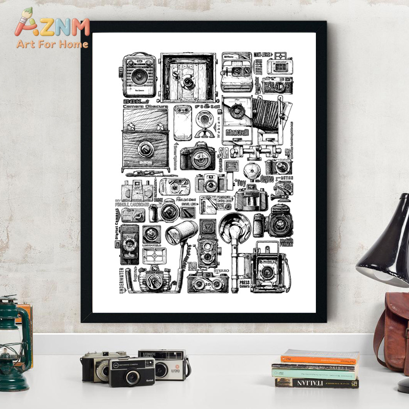 Collectible Vintage Cameras - Coleção de Câmeras Vintage AZNM, Arte