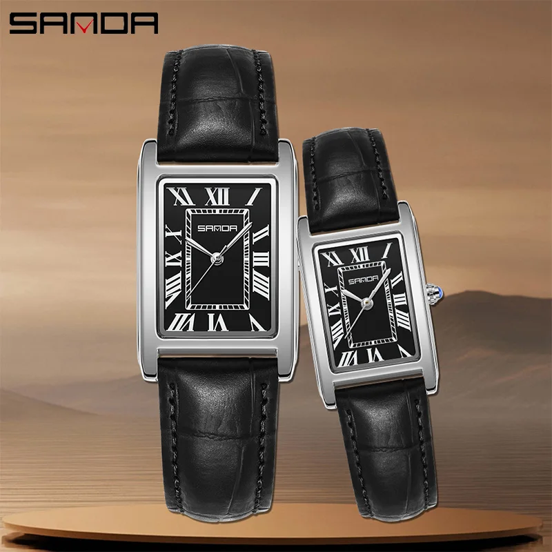 Vintage Watch Collecting - Sanda novo lazer pulseira de couro