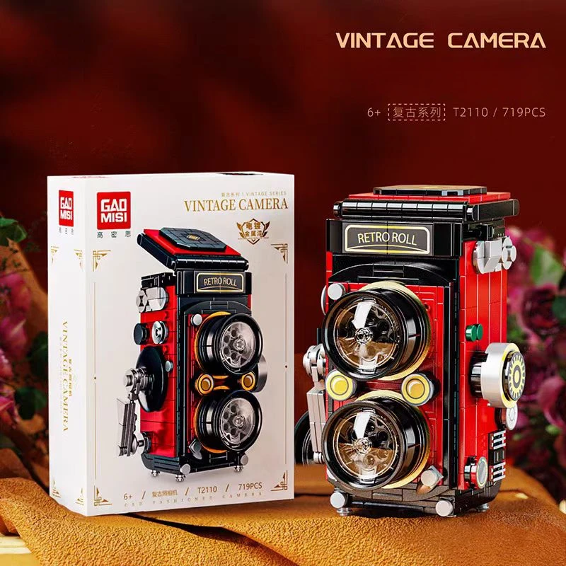 Collectible Vintage Cameras - 719 Peças Modelo de Blocos de