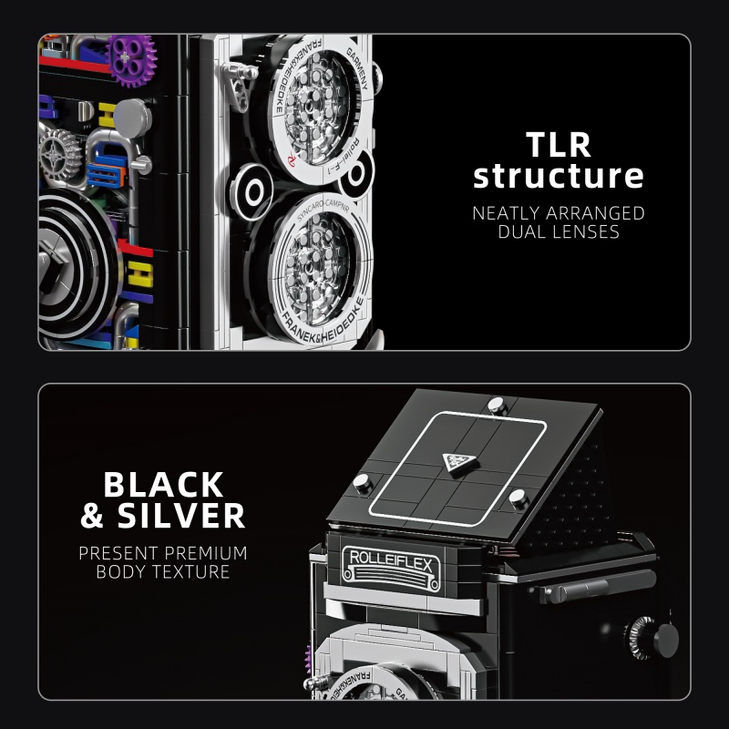 Conjunto de blocos de montar d - Collectible Vintage Cameras avaliação e preço