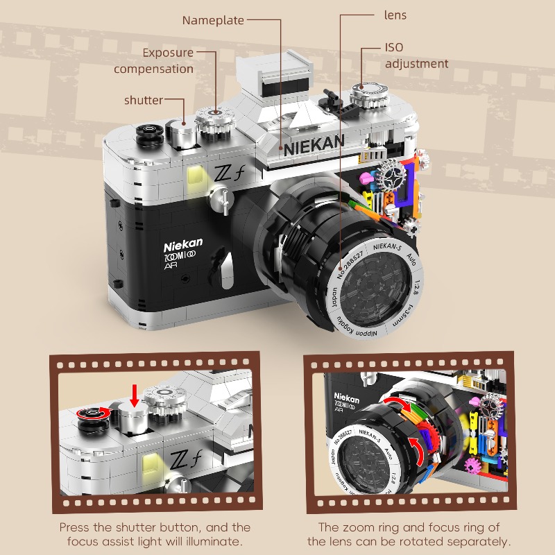 865 ou 805 peças de blocos de  - Collectible Vintage Cameras avaliação e preço