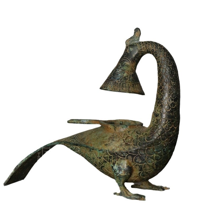 Lâmpada de pássaro fênix de ca - Collectible Vintage Lamps avaliação e preço