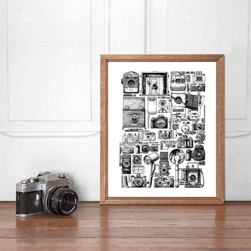 Vintage câmera coleção ilustra - Collectible Vintage Cameras avaliação e preço