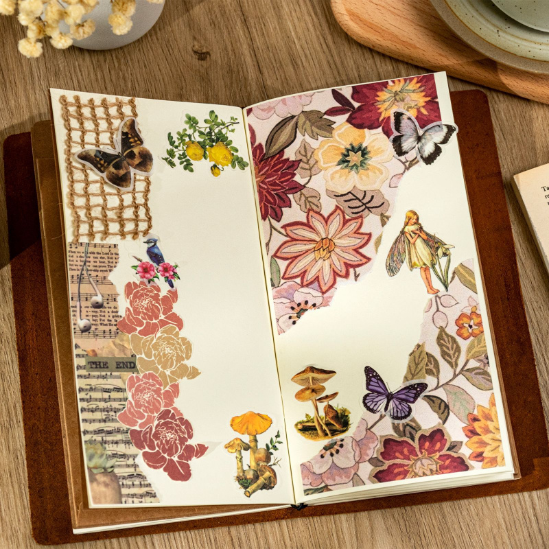 100 folhas de papel artesanal  - Vintage Collectible Magazines avaliação e preço