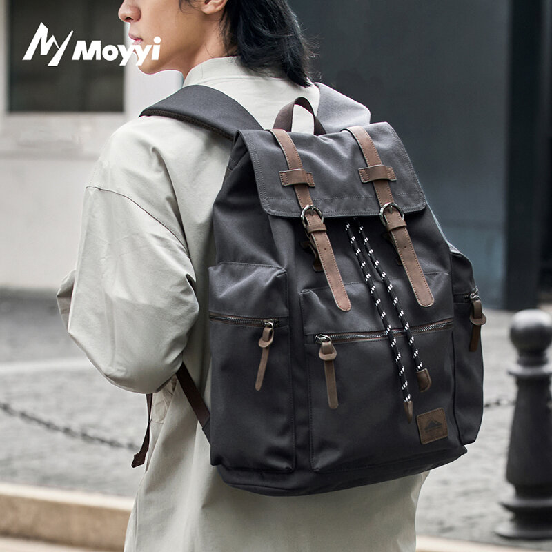 Mochila Grande MOYYI 27L para  - Vintage Zipper avaliação e preço