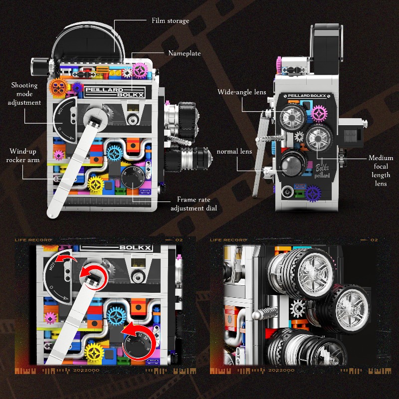 805 ou 865 peças de blocos de  - Collectible Vintage Cameras avaliação e preço