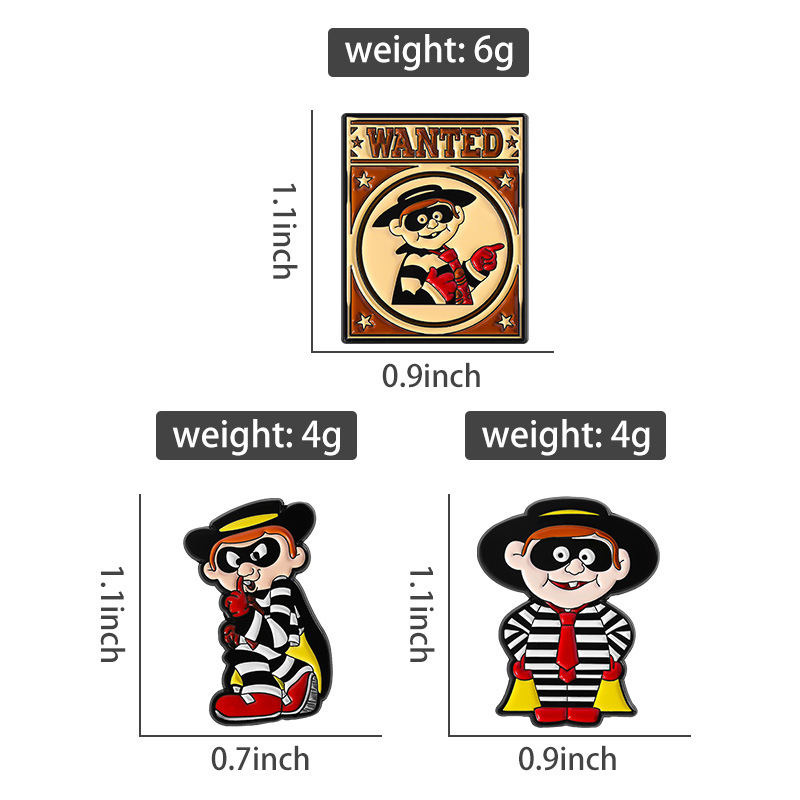 Conjunto de Pins Esmaltados Vi - Vintage Cartoon Collectible avaliação e preço